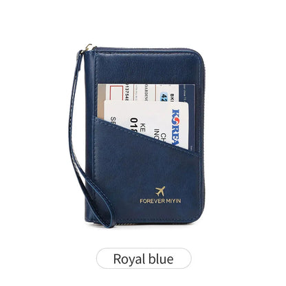 New retro passport bag for men and women RFID fashionablepassport cover multifunctionalPUleather passport clip travelaccessories TravelTimesAwait
