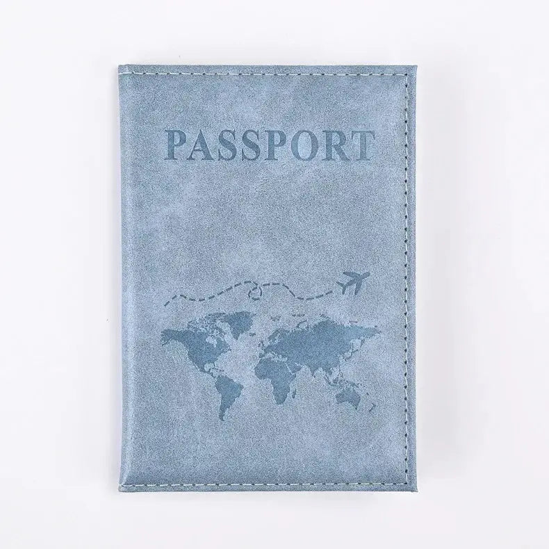 Passport Holder Wallet Cover Travel Essentials Pu Leather Card Case International Travel Accessories for Women/Men TravelTimesAwait