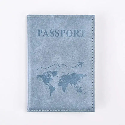 Passport Holder Wallet Cover Travel Essentials Pu Leather Card Case International Travel Accessories for Women/Men TravelTimesAwait