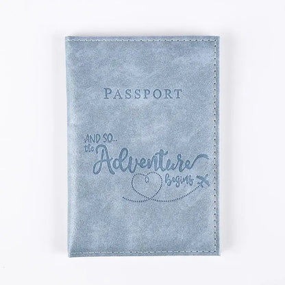 Passport Holder Wallet Cover Travel Essentials Pu Leather Card Case International Travel Accessories for Women/Men TravelTimesAwait