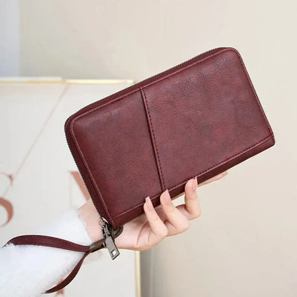 New Travel Passport Clip Wallet Women and Men Multifunctional PU Leather Card Holde RFID Anti Theft Swiping Wallets Storage Bag TravelTimesAwait