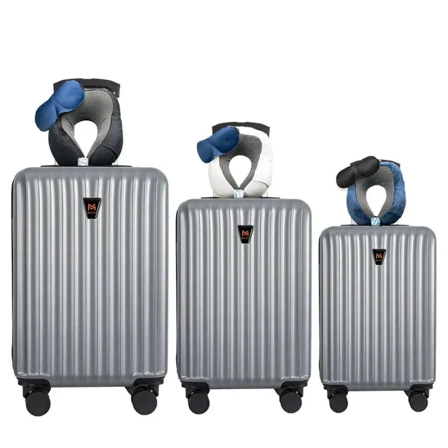 3pcs Luggage Set Lightweight Hard Shell Suitcase Set with Double Spinner Wheels Large Capacity Includes 3pc UShaped Travel Pill TravelTimesAwait