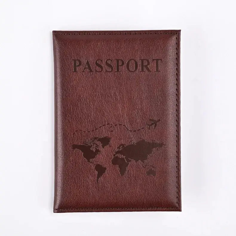 Passport Holder Wallet Cover Travel Essentials Pu Leather Card Case International Travel Accessories for Women/Men TravelTimesAwait