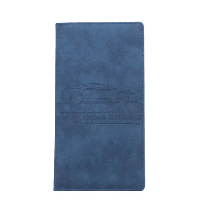 Passport Storage Folder Solid Color Car Driving Documents Credit Card Holders Purse Travel Passport Holder Driver License Bag TravelTimesAwait