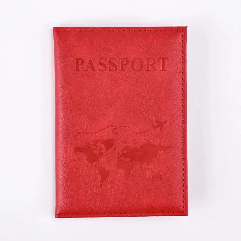 Passport Holder Wallet Cover Travel Essentials Pu Leather Card Case International Travel Accessories for Women/Men TravelTimesAwait