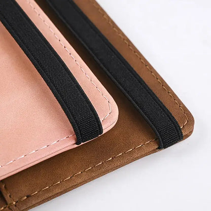 Men PU Leather Wallet Travel Passport Purse Card Male Travel Accessories Hand Carry Passport Business Cards Holder Wallet TravelTimesAwait