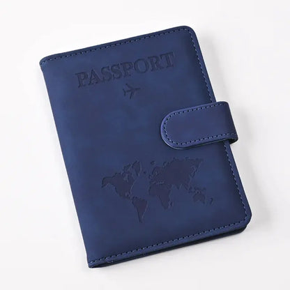 Passport Covers Women Men Letter Print Passport Holder Flight Ticket Clips ID Bank Credit Card Holder Passport Travel Organizer TravelTimesAwait