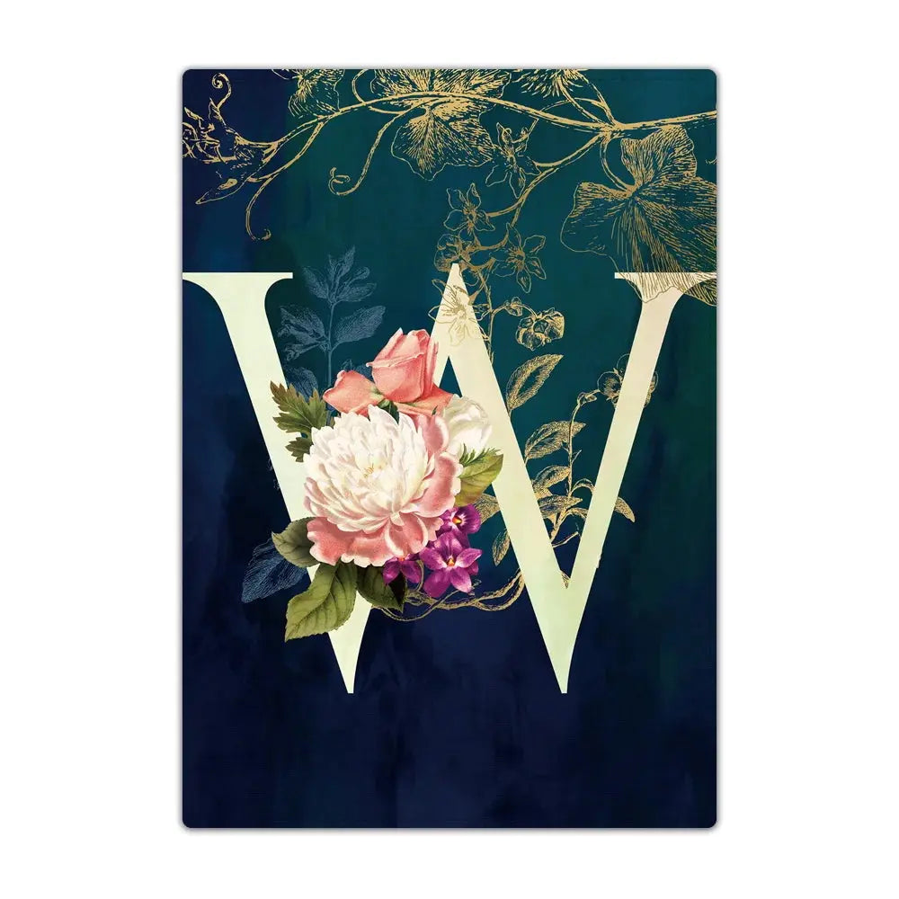 Passport Holder Travel Wallet Leather Passport Cover Cards Travel Wallet Document Organizer Case Flower Letter Name Pattern TravelTimesAwait