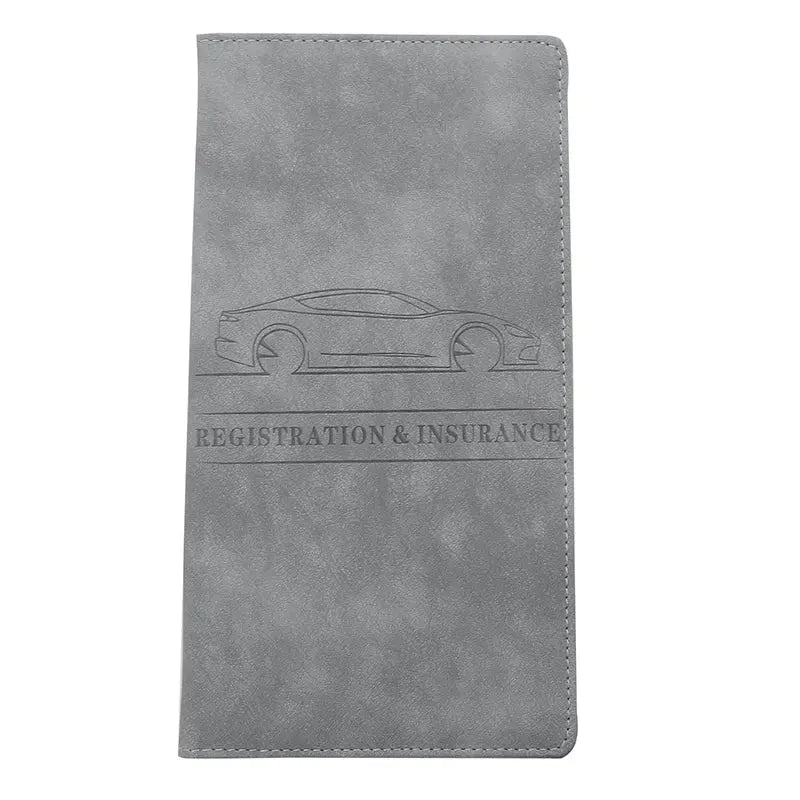 Passport Storage Folder Solid Color Car Driving Documents Credit Card Holders Purse Travel Passport Holder Driver License Bag TravelTimesAwait