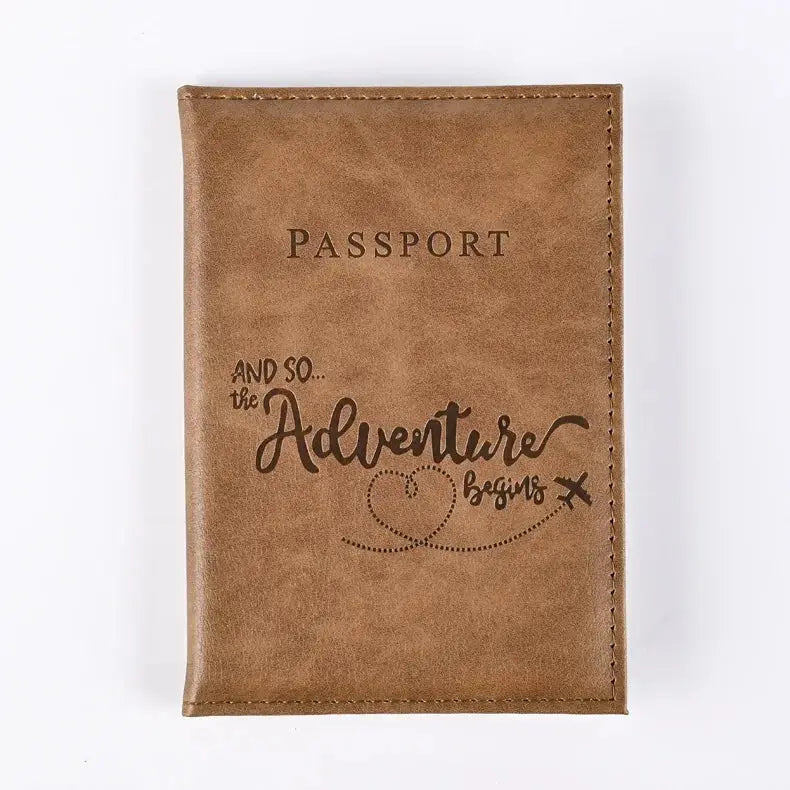 Passport Holder Wallet Cover Travel Essentials Pu Leather Card Case International Travel Accessories for Women/Men TravelTimesAwait