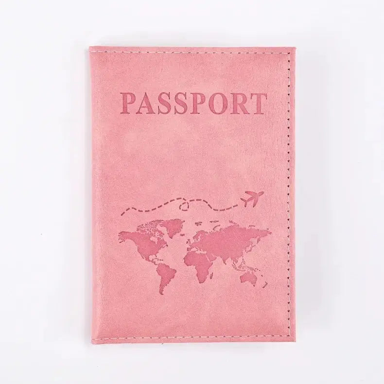 Passport Holder Wallet Cover Travel Essentials Pu Leather Card Case International Travel Accessories for Women/Men TravelTimesAwait