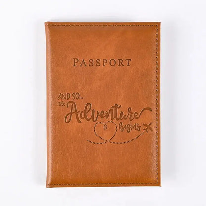 Passport Holder Wallet Cover Travel Essentials Pu Leather Card Case International Travel Accessories for Women/Men TravelTimesAwait