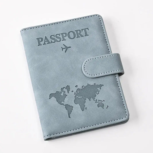 Passport Covers Women Men Letter Print Passport Holder Flight Ticket Clips ID Bank Credit Card Holder Passport Travel Organizer TravelTimesAwait