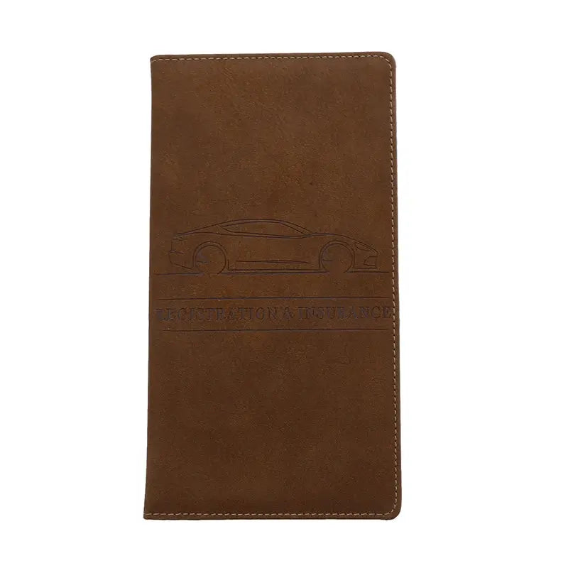 Passport Storage Folder Solid Color Car Driving Documents Credit Card Holders Purse Travel Passport Holder Driver License Bag TravelTimesAwait