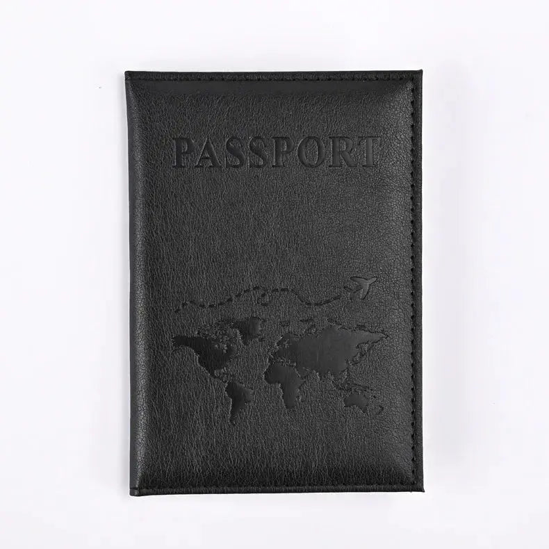 Passport Holder Wallet Cover Travel Essentials Pu Leather Card Case International Travel Accessories for Women/Men TravelTimesAwait