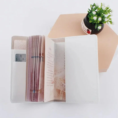 Airplane Icon Passport Bulgaria Travel Passport Holder PU Leather Card Holder Wallet Document Organizer Case Men Women TravelTimesAwait