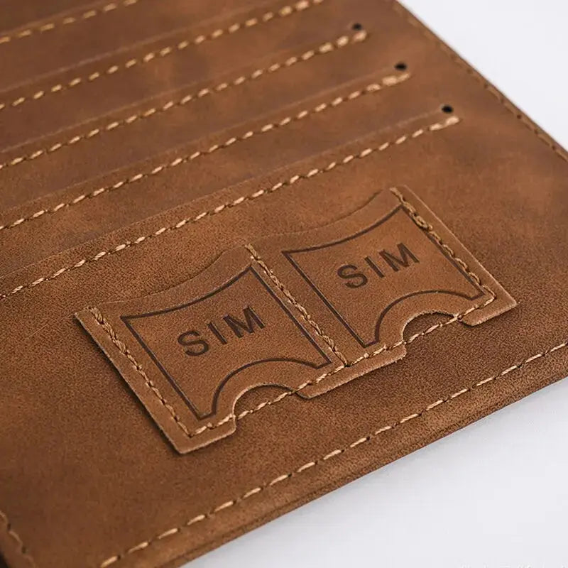 Men PU Leather Wallet Travel Passport Purse Card Male Travel Accessories Hand Carry Passport Business Cards Holder Wallet TravelTimesAwait