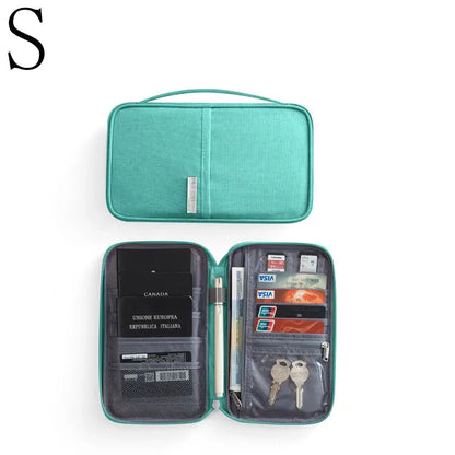 Passport packs Wallet Family Passport Holder Multi Functional Document Case Organizer Travel accessories Document Bag Cardholder TravelTimesAwait