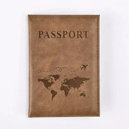Passport Holder Wallet Cover Travel Essentials Pu Leather Card Case International Travel Accessories for Women/Men TravelTimesAwait