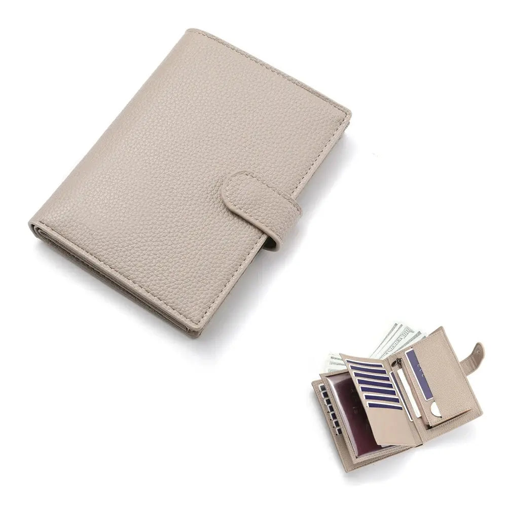 Stylish Travel Passport Bag Multi-Card Card Holder Portable Multi-Function Men's Wallet TravelTimesAwait