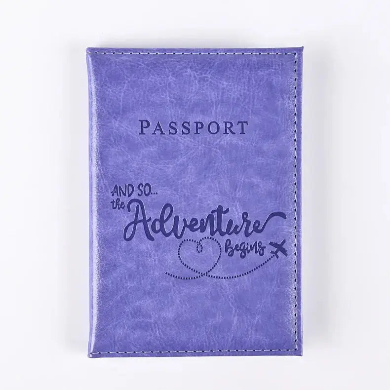 Passport Holder Wallet Cover Travel Essentials Pu Leather Card Case International Travel Accessories for Women/Men TravelTimesAwait