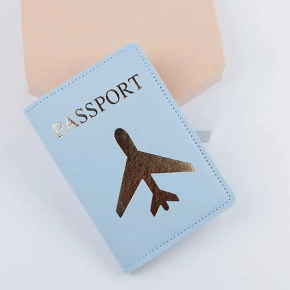 Airplane Icon Passport Bulgaria Travel Passport Holder PU Leather Card Holder Wallet Document Organizer Case Men Women TravelTimesAwait