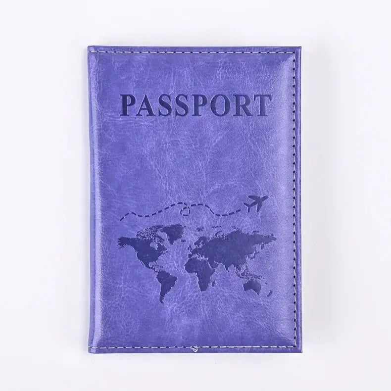 Passport Holder Wallet Cover Travel Essentials Pu Leather Card Case International Travel Accessories for Women/Men TravelTimesAwait