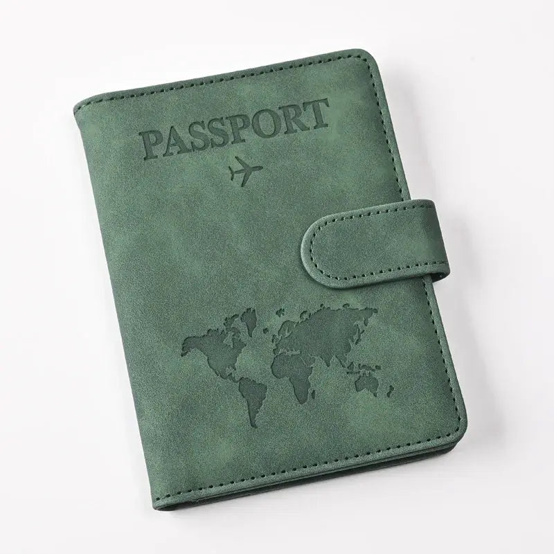 Passport Covers Women Men Letter Print Passport Holder Flight Ticket Clips ID Bank Credit Card Holder Passport Travel Organizer TravelTimesAwait