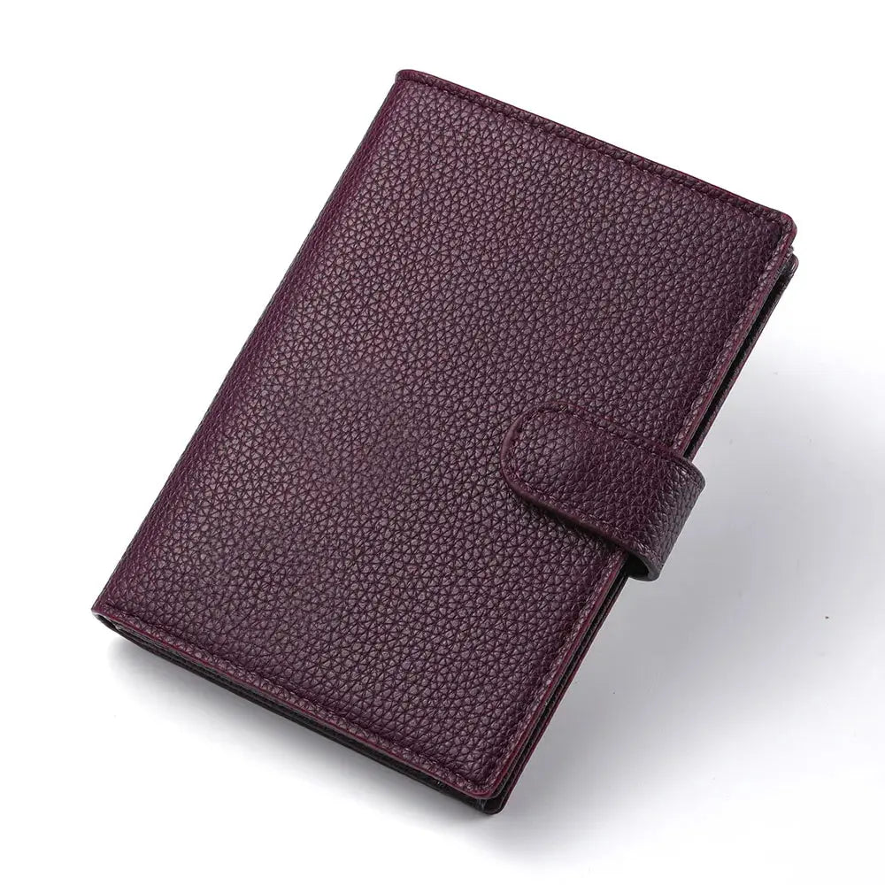 Stylish Travel Passport Bag Multi-Card Card Holder Portable Multi-Function Men's Wallet TravelTimesAwait