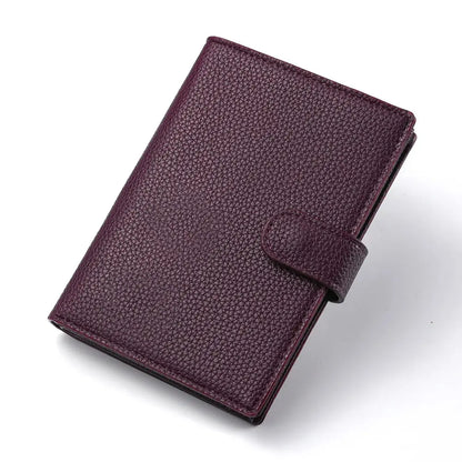 Stylish Travel Passport Bag Multi-Card Card Holder Portable Multi-Function Men's Wallet TravelTimesAwait