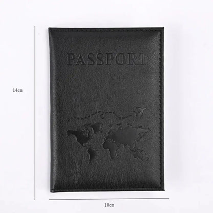 Passport Holder Wallet Cover Travel Essentials Pu Leather Card Case International Travel Accessories for Women/Men TravelTimesAwait