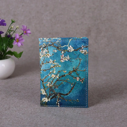 Printed Passport Cover Travel Passport Clip, PU Leather Passport Holder, Lightweight Wallet Protection. Passport Protective Case TravelTimesAwait