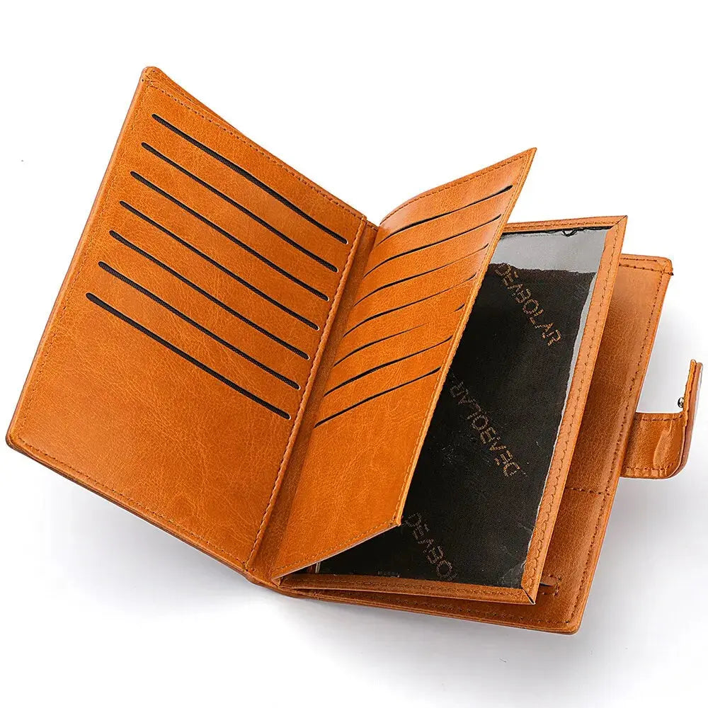 Stylish Travel Passport Bag Multi-Card Card Holder Portable Multi-Function Men's Wallet TravelTimesAwait
