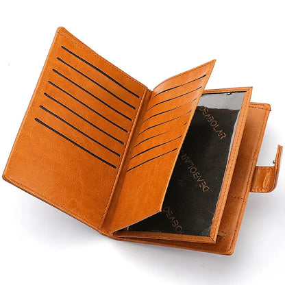 Stylish Travel Passport Bag Multi-Card Card Holder Portable Multi-Function Men's Wallet TravelTimesAwait