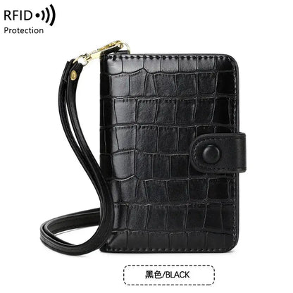 Passport Holder with Neck Lanyard Card Holders Travel Passport Cover RFID Blocking Passport Wallet for Men and Women TravelTimesAwait