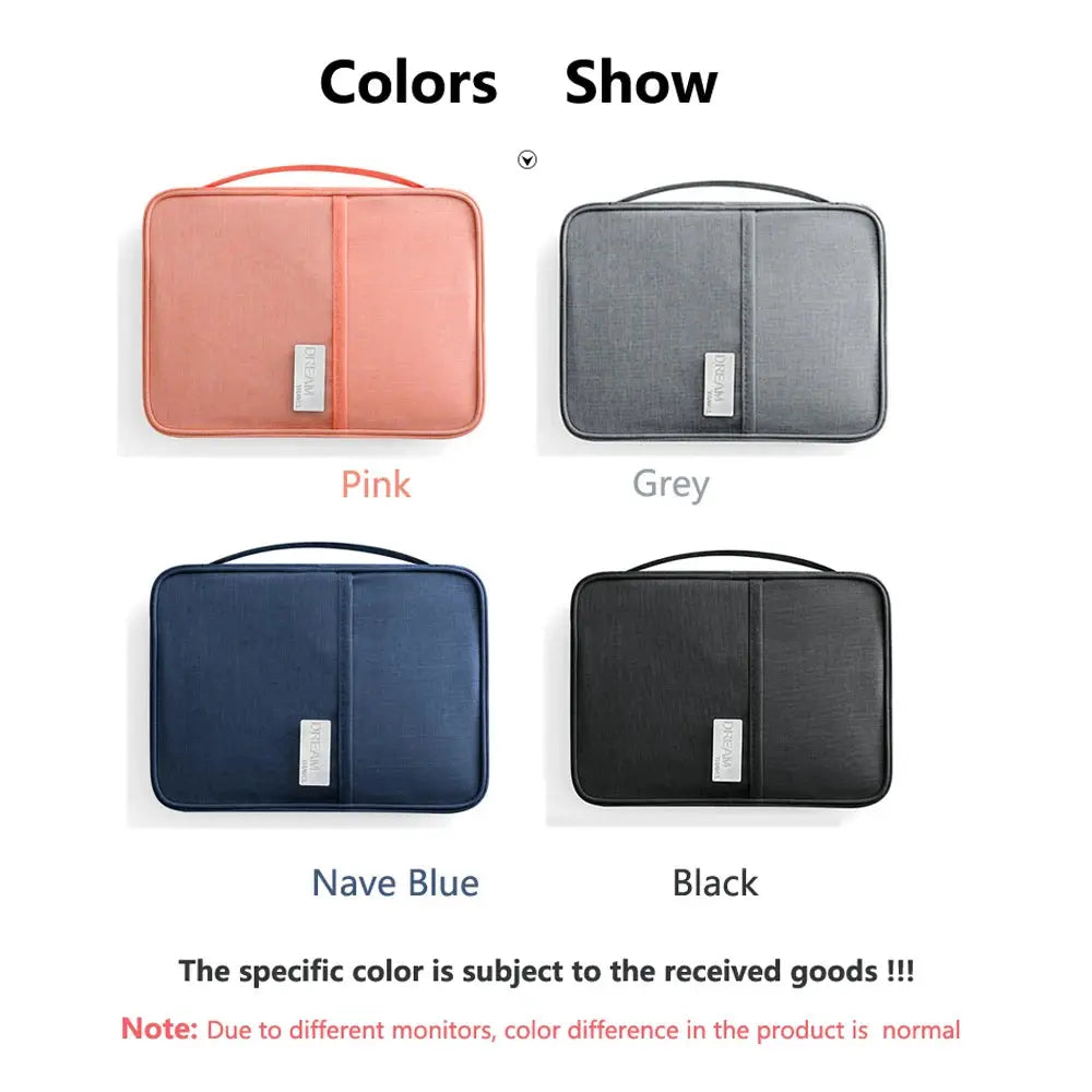 Travel Wallet Family Passport Holder Multi-pockets Waterproof Document Case Organizer Travel accessories Document Bag Cardholder TravelTimesAwait