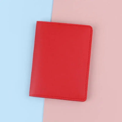 PU Ticket Passport Holder Passport Covers Travel Passport Protective Case Men Women ID Credit Card Holder Travel Accessories TravelTimesAwait