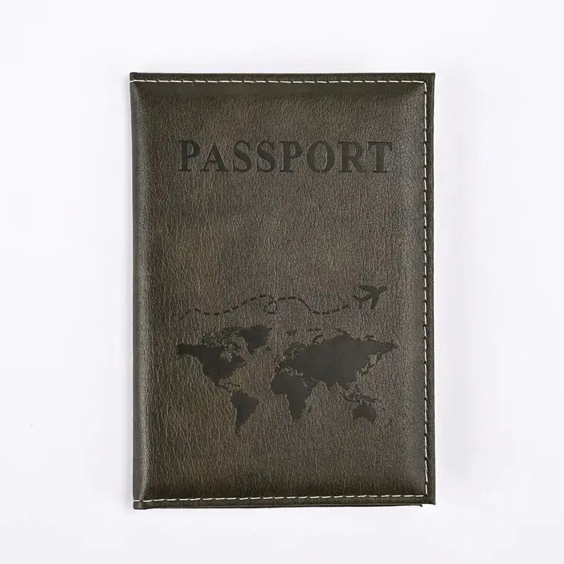 Passport Holder Wallet Cover Travel Essentials Pu Leather Card Case International Travel Accessories for Women/Men TravelTimesAwait