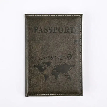 Passport Holder Wallet Cover Travel Essentials Pu Leather Card Case International Travel Accessories for Women/Men TravelTimesAwait