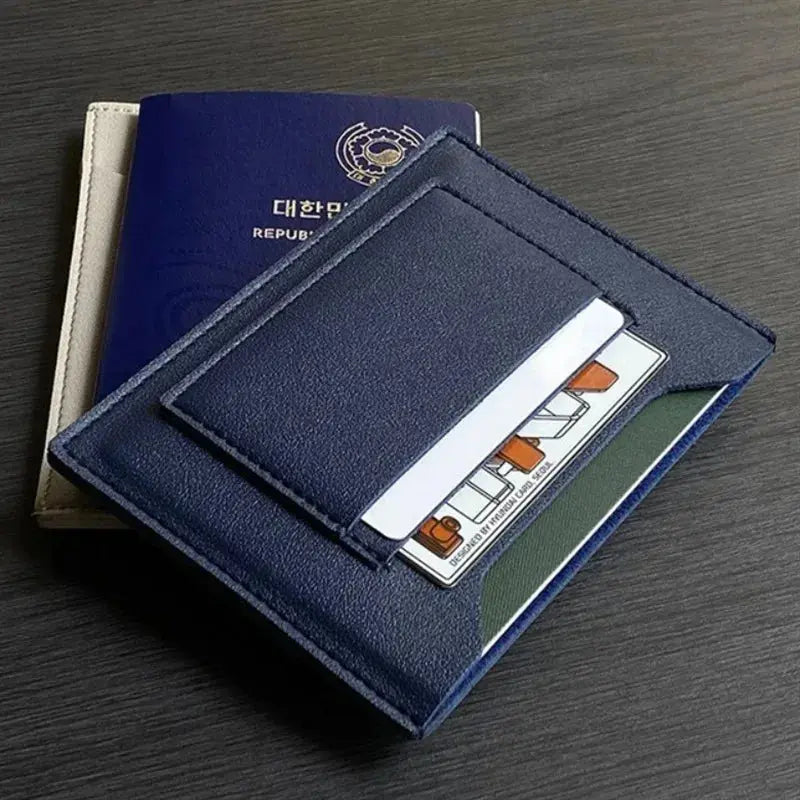 2025 Women Portable Multicolor Passport Cover Holder Case Multi-slots Waterproof Card Holder Men PU Leather Passport Bag Unisex TravelTimesAwait