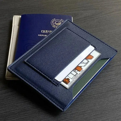 2025 Women Portable Multicolor Passport Cover Holder Case Multi-slots Waterproof Card Holder Men PU Leather Passport Bag Unisex TravelTimesAwait