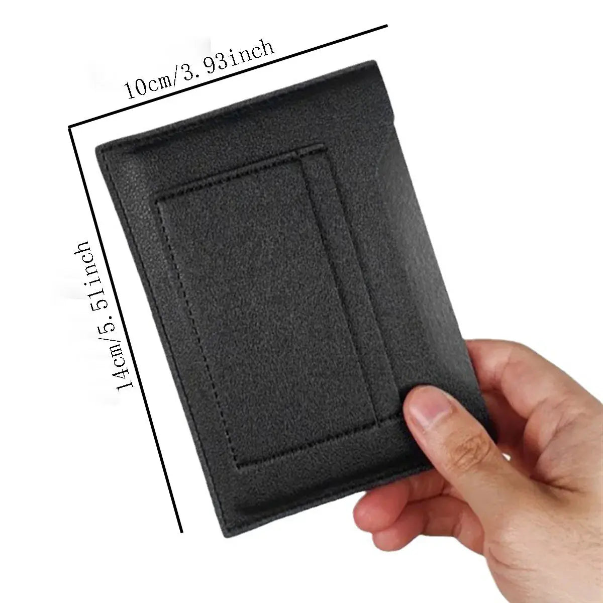 PU Leather Passport Holder Simplistic Portable Travel Document Card Case Storage Bag for International Trips TravelTimesAwait