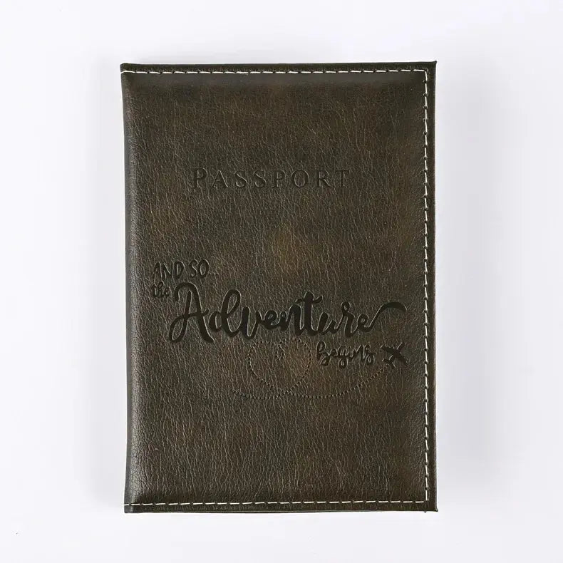 Passport Holder Wallet Cover Travel Essentials Pu Leather Card Case International Travel Accessories for Women/Men TravelTimesAwait