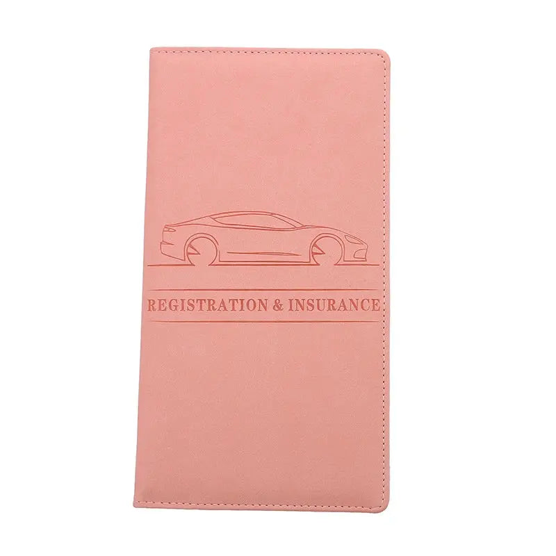 Passport Storage Folder Solid Color Car Driving Documents Credit Card Holders Purse Travel Passport Holder Driver License Bag TravelTimesAwait