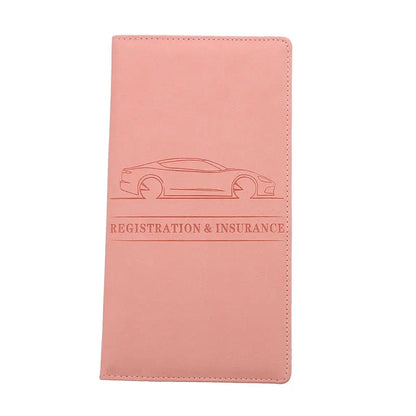 Passport Storage Folder Solid Color Car Driving Documents Credit Card Holders Purse Travel Passport Holder Driver License Bag TravelTimesAwait