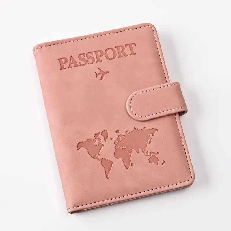 Passport Covers Women Men Letter Print Passport Holder Flight Ticket Clips ID Bank Credit Card Holder Passport Travel Organizer TravelTimesAwait