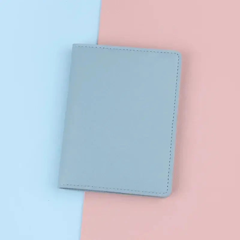 PU Ticket Passport Holder Passport Covers Travel Passport Protective Case Men Women ID Credit Card Holder Travel Accessories TravelTimesAwait