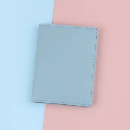 PU Ticket Passport Holder Passport Covers Travel Passport Protective Case Men Women ID Credit Card Holder Travel Accessories TravelTimesAwait