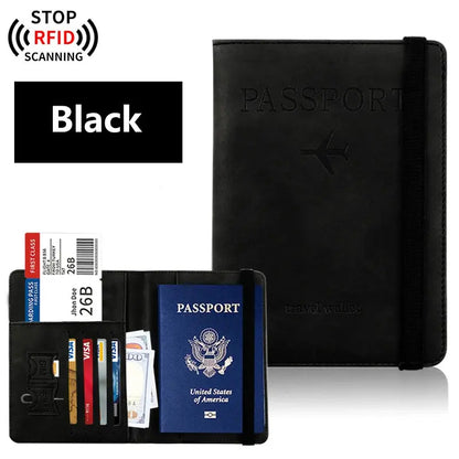 Passport Holder for Travel Essentials  Passport Wallet Cover Case for Travel  Accessories,Passport Book Holders for Women/Men TravelTimesAwait