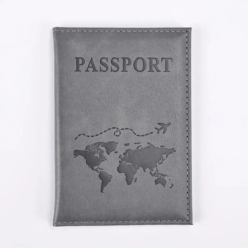 Passport Holder Wallet Cover Travel Essentials Pu Leather Card Case International Travel Accessories for Women/Men TravelTimesAwait
